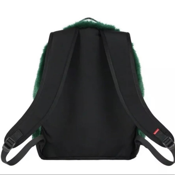 Supreme x North Face Faux Fur Backpack in Emerald - Picture 3 of 3